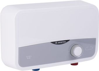 Водонагреватель Ariston Aures S 3.5 COM PL 3.5кВт электрический настенный/серебристый - купить недорого с доставкой в интернет-магазине