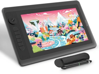 Графический планшет-монитор Parblo Coast12 Pro Gen 2 USB Type-C/USB/HDMI черный - купить недорого с доставкой в интернет-магазине