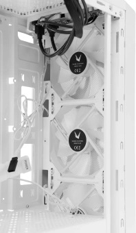 Корпус Formula Mana белый без БП ATX 4x120mm 2xUSB2.0 1xUSB3.0 audio bott PSU - купить недорого с доставкой в интернет-магазине