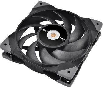 Вентилятор для корпуса Thermaltake Toughfan 12 120х120x25 черный 4-pin 22.3дБ (упак.:2шт) (CL-F082-PL12BL-A) Ret - купить недорого с доставкой в интернет-магазине