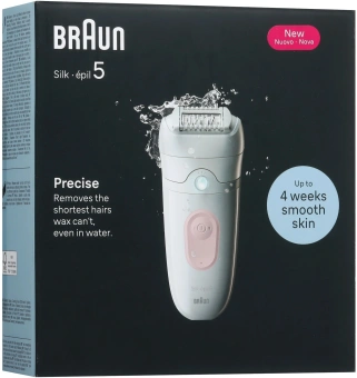Эпилятор Braun SE5-000 скор.:2 насад.:1 от аккум. белый - купить недорого с доставкой в интернет-магазине