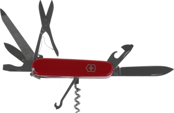 Нож перочинный Victorinox Mountaineer (1.3743) 91мм 18функц. красный карт.коробка - купить недорого с доставкой в интернет-магазине