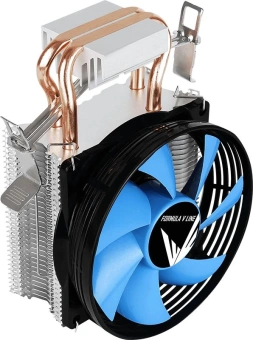 Устройство охлаждения(кулер) Formula AC Verkho 2 Soc-AM5/AM4/1200/1700/1851 черный/синий 4-pin 15-25dB Al+Cu 110W 307gr Ret (VERKHO 2) - купить недорого с доставкой в интернет-магазине