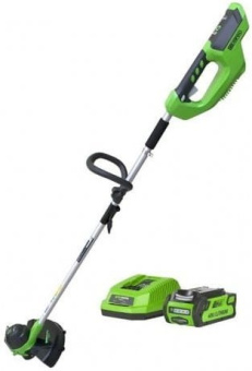 Триммер электрический Greenworks G40LTK4 аккум. разбор.штан. реж.эл.:леска - купить недорого с доставкой в интернет-магазине