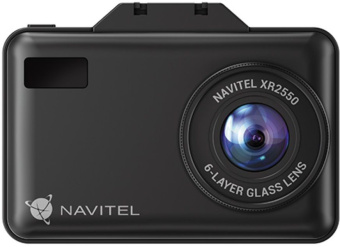 Видеорегистратор с радар-детектором Navitel XR2550 GPS черный - купить недорого с доставкой в интернет-магазине