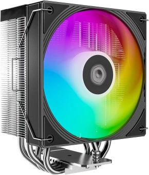 Устройство охлаждения(кулер) ID-Cooling FROZN A410 SE ARGB Soc-AM5/AM4/1200/1700/1851 серебристый/черный 4-pin 16-27.2dB Al+Cu 180W 720gr Ret (FROZN A410 SE ARGB) - купить недорого с доставкой в интернет-магазине