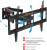 Кронштейн для телевизора Arm Media PT-16 черный 22"-65" макс.40кг настенный поворотно-выдвижной и наклонный - купить недорого с доставкой в интернет-магазине