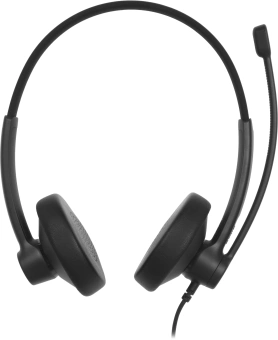 Наушники с микрофоном Epos Impact 100 UC Stereo черный накладные USB оголовье (1001420) - купить недорого с доставкой в интернет-магазине