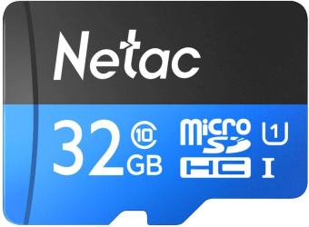 Флеш карта microSDHC 32GB Netac NT02P500STN-032G-R P500 + adapter - купить недорого с доставкой в интернет-магазине