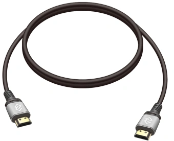 Кабель аудио-видео Digma D-HDMI-V2.0-1.5M HDMI (m)/HDMI (m) 1.5м. позолоч.конт. черный - купить недорого с доставкой в интернет-магазине