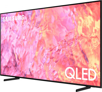 Телевизор QLED Samsung 75" QE75Q60CAUXRU Q черный 4K Ultra HD 60Hz DVB-T2 DVB-C DVB-S2 USB WiFi Smart TV (RUS) - купить недорого с доставкой в интернет-магазине