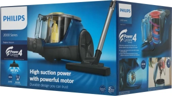 Пылесос Philips XB2125/09 850Вт синий/черный - купить недорого с доставкой в интернет-магазине