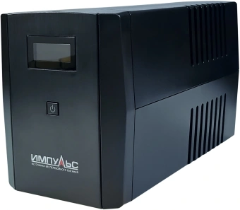 Источник бесперебойного питания Импульс Юниор Смарт 2200 1320Вт 2200ВА черный - купить недорого с доставкой в интернет-магазине