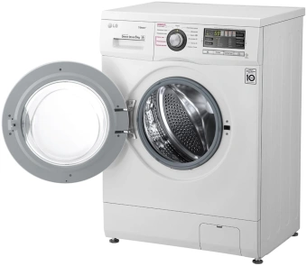 Стиральная машина LG F12M7NDS1 класс: A загр.фронтальная макс.:6кг белый инвертор - купить недорого с доставкой в интернет-магазине