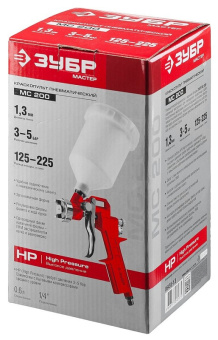 Краскораспылитель Зубр МС 200 225л/мин соп.:1.3мм бак:0.6л - купить недорого с доставкой в интернет-магазине