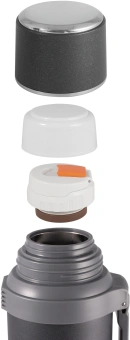 Термос для напитков Rondell Filigran RDS-1896 2.3л. темно-серый картонная коробка - купить недорого с доставкой в интернет-магазине