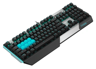 Клавиатура A4Tech B865 механическая серый/черный USB for gamer LED (B865 ICE BLUE) кабель 1.8м - купить недорого с доставкой в интернет-магазине