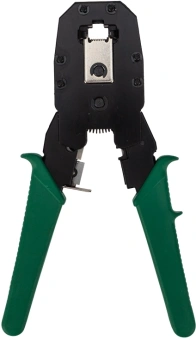 Инструмент обжимной Rexant HT-200 12-3441 для RJ-45/RJ-12/RJ-11 (упак:1шт) зеленый - купить недорого с доставкой в интернет-магазине