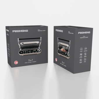 Электрогриль Редмонд SteakMaster GM303 2200Вт бежевый - купить недорого с доставкой в интернет-магазине