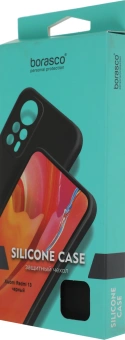 Чехол (клип-кейс) BoraSCO для Xiaomi Redmi 13 Silicone Case черный (73408) - купить недорого с доставкой в интернет-магазине
