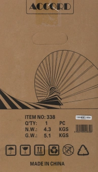 Корпус Accord 3338 черный без БП ATX 6x120mm 1xUSB2.0 1xUSB3.0 audio bott PSU - купить недорого с доставкой в интернет-магазине