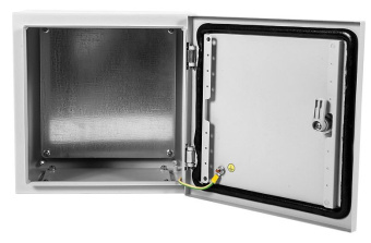 Шкаф электротехнический Elbox EMW-300.200.150-1-IP66 настенный 200мм 150мм несъемн.бок.пан. 50кг серый - купить недорого с доставкой в интернет-магазине