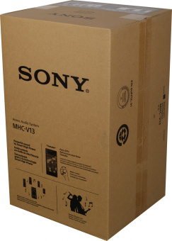 Минисистема Sony MHC-V13 черный CD CDRW FM USB BT - купить недорого с доставкой в интернет-магазине