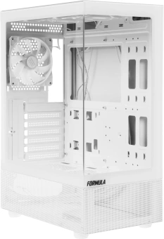 Корпус Formula Crystal Z1 PLUS белый без БП ATX 2x120mm 2xUSB2.0 1xUSB3.0 audio bott PSU - купить недорого с доставкой в интернет-магазине
