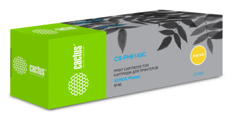 Картридж лазерный Cactus CS-PH6140C 106R01481 голубой (2000стр.) для Xerox Phaser 6140 - купить недорого с доставкой в интернет-магазине