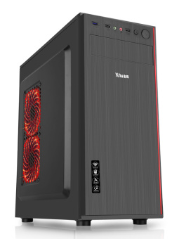 Корпус Accord JP-II черный без БП ATX 6x120mm 2xUSB2.0 1xUSB3.0 audio - купить недорого с доставкой в интернет-магазине