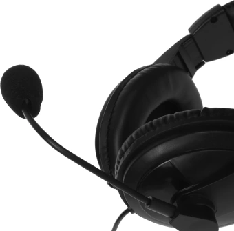 Наушники с микрофоном Оклик HS-M137V черный 1.8м мониторные оголовье (614046) - купить недорого с доставкой в интернет-магазине