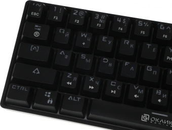 Клавиатура Оклик K713X механическая черный USB Multimedia for gamer LED - цена, купить или заказать с доставкой в интернет-магазине Клавиатура Оклик K713X механическая черный USB Multimedia for gamer LED - купить недорого с доставкой в интернет-магазине