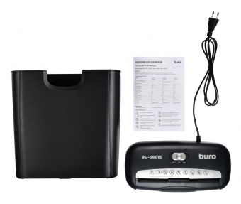 Шредер Buro Home BU-S601S (секр.Р-1) ленты 6лист. 10лтр. пл.карты - купить недорого с доставкой в интернет-магазине