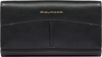 Кошелек женский Piquadro Ashley PD6463W134R/N черный натур.кожа - купить недорого с доставкой в интернет-магазине