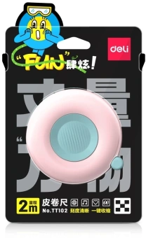 Рулетка канцелярская Deli TT102 - купить недорого с доставкой в интернет-магазине