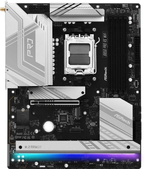 Материнская плата Asrock B850 PRO RS WIFI Socket AM5 AMD B850 4xDDR5 ATX AC`97 8ch(7.1) 2.5Gg RAID+HDMI - купить недорого с доставкой в интернет-магазине
