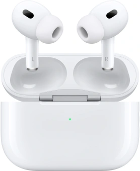 Гарнитура внутриканальные Apple AirPods Pro 2 2023 USB-C A3047/A3048/A2968 белый беспроводные bluetooth в ушной раковине (MTJV3ZA/A) - купить недорого с доставкой в интернет-магазине