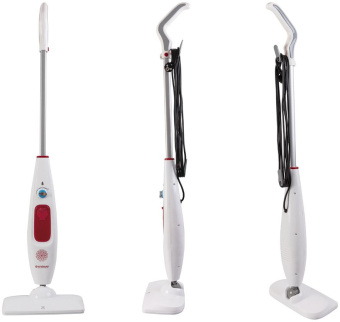 Швабра паровая Endever Odyssey Q-606 1700Вт белый/красный - купить недорого с доставкой в интернет-магазине