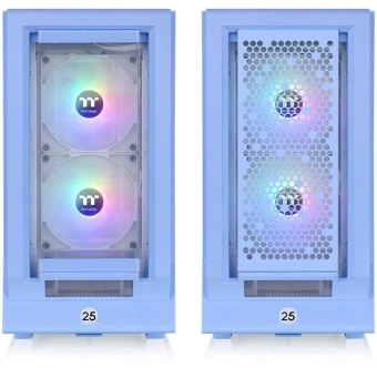 Корпус Thermaltake Ceres 350 MX Hydrangea голубой без БП E-ATX 2x140mm 2xUSB3.0 audio bott PSU - купить недорого с доставкой в интернет-магазине