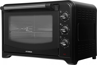 Мини-печь Hyundai MIO-HY106 60л. 2200Вт черный - купить недорого с доставкой в интернет-магазине