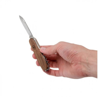 Нож перочинный Victorinox Spartan Wood (1.3601.63) 91мм 10функц. дерево карт.коробка - купить недорого с доставкой в интернет-магазине