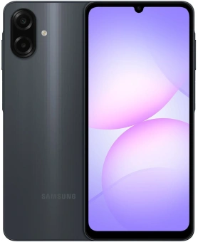 Смартфон Samsung SM-A075F Galaxy A07 128Gb 6Gb черный моноблок 3G 4G 2Sim 6.7" 720x1600 Android 15 50Mpix 802.11 a/b/g/n/ac GPS GSM900/1800 GSM1900 Protect microSD max2048Gb - купить недорого с доставкой в интернет-магазине
