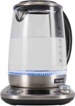Чайник электрический Rondell RDE-1003 1.7л. 2200Вт черный корпус: стекло/металл - купить недорого с доставкой в интернет-магазине