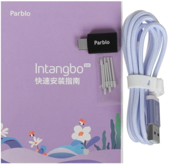 Графический планшет Parblo Intangbo SW USB Type-C фиолетовый - купить недорого с доставкой в интернет-магазине