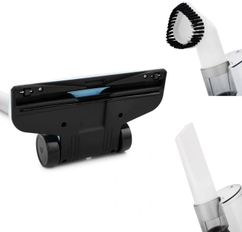 Пылесос ручной Kitfort КТ-586-2 600Вт голубой/белый - купить недорого с доставкой в интернет-магазине