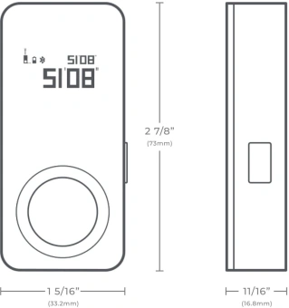 Лазерный дальномер Hoto Smart Laser Measure 2кл.лаз. 630нм цв.луч. красный (HTE0002EU) - купить недорого с доставкой в интернет-магазине