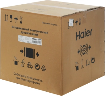 Духовой шкаф Электрический Haier HOX-P06HGBX черное стекло/нержавеющая сталь - купить недорого с доставкой в интернет-магазине