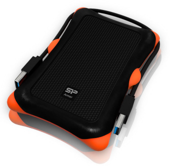 Жесткий диск Silicon Power USB3.0 1TB SP010TBPHDA30S3K A30 SP010TBPHDA30S3K Armor 2.5" черный - купить недорого с доставкой в интернет-магазине