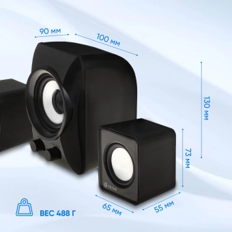 Колонки Оклик OK-420 2.1 черный 11Вт - купить недорого с доставкой в интернет-магазине