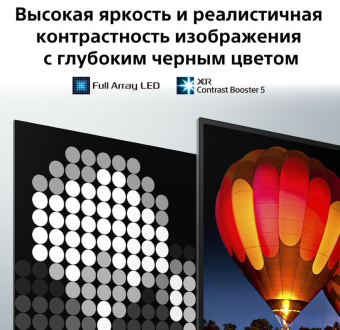 Телевизор LED Sony 75" XR-75X90J BRAVIA черный 4K Ultra HD 100Hz DVB-T DVB-T2 DVB-C DVB-S DVB-S2 USB WiFi Smart TV - купить недорого с доставкой в интернет-магазине